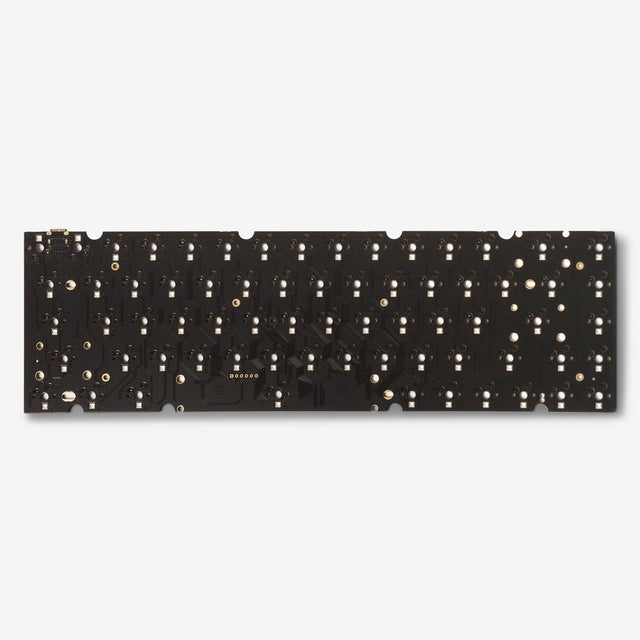 front view of 65% mechanical keyboard pcb