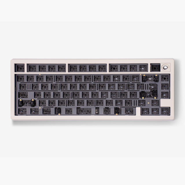 Melatrix White Zoom75 Mechanical Keyboard