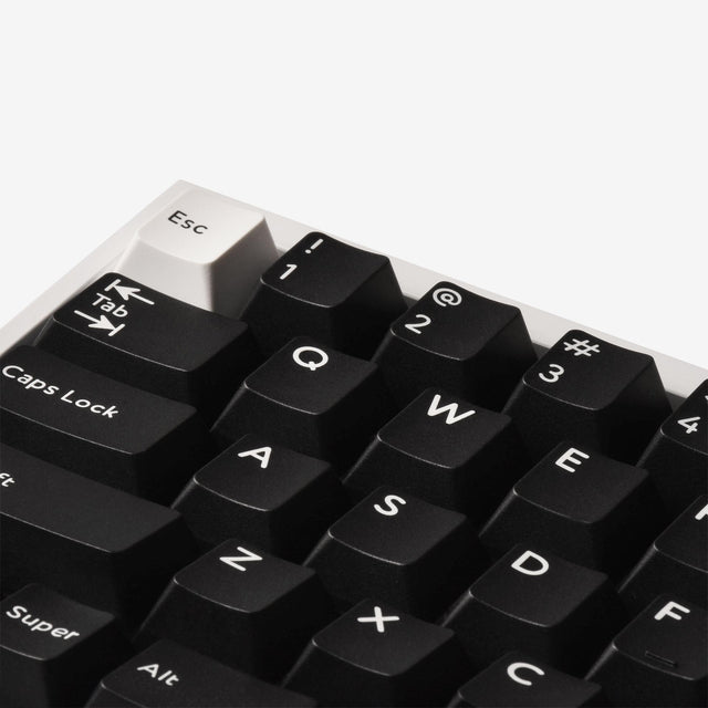 pbtfans wob keycaps in keyboard